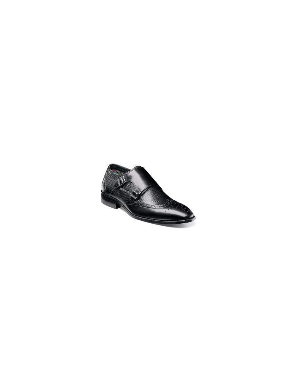 stacy adams men's lavine double monk strap loafers