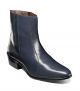 Stacy Adams Santos Cuban Heel Leather Boot in Navy (24855-410)