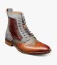 Stacy Adams Finnegan Wingtip Lace Up Boot in Cognac Multi (25427-229)