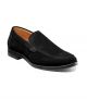 Stacy Adams Pelton Moc Toe Loafer in Black Suede (25601-008)