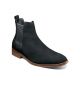 Stacy Adams Gabriel Plain Toe Chelsea Boot in Black Suede (25625-008)