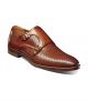 Stacy Adams Arthur Plain Toe Double Monk Strap Loafer in Cognac (25654-221)