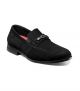 Stacy Adams Ravelle Moc Toe Bit Loafer in Black Suede (25680-008)