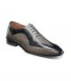 Stacy Adams Tallero V-Tip Oxford in Black/Gray (25682-975)