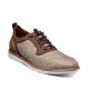 Stacy Adams Scanlan Plain Toe Elastic Lace Oxford in Brown Multi (25716-249)