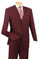 Vinci Executive Two-Piece Suit In Burgundy (2LK-1M)